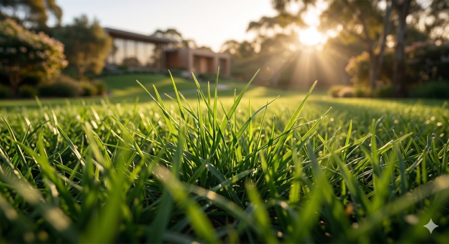 Premium turf lawn installed by Gibsons Turf
